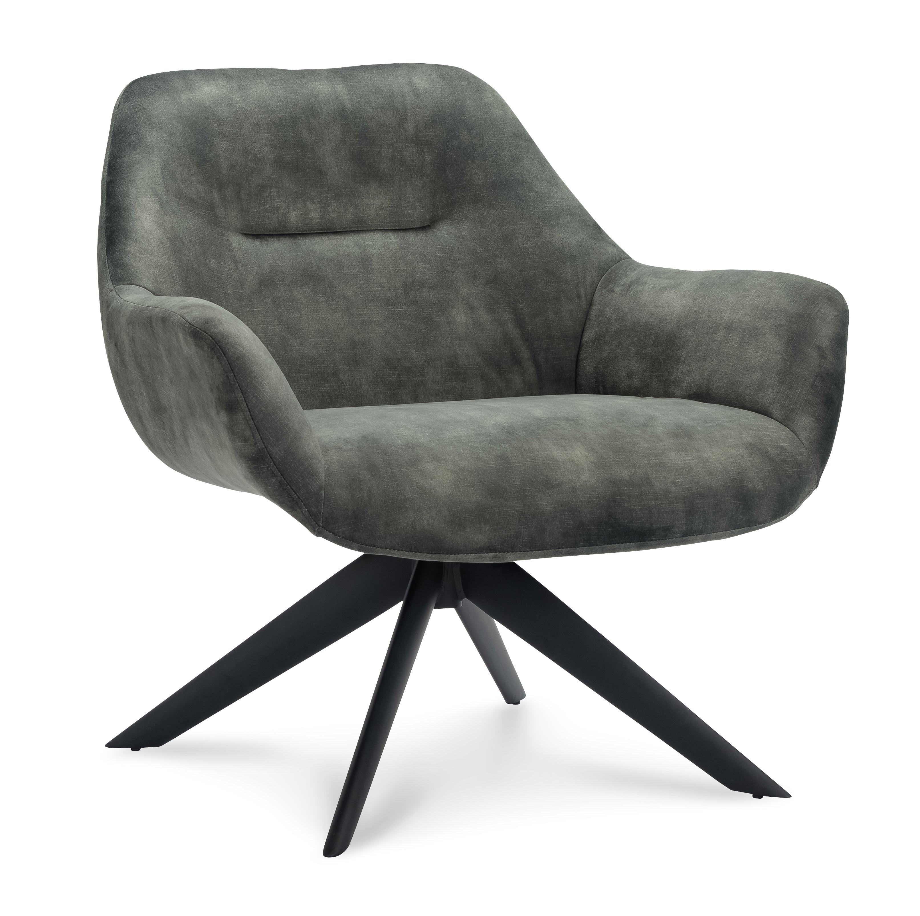 Fauteuil Vegas Stof Adore Hunter Leg Black