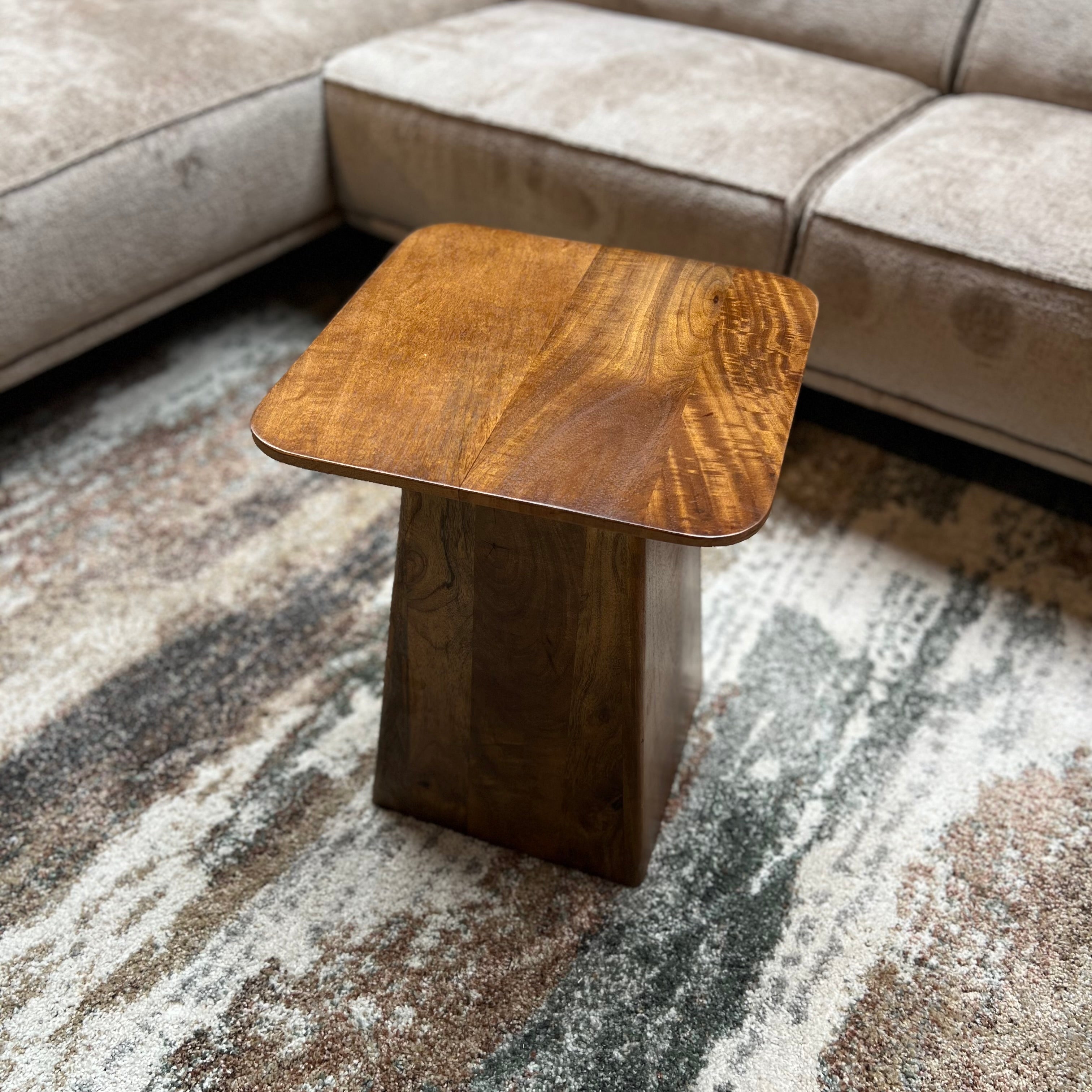 Salontafel Vierkant 40x40cm Walnoot