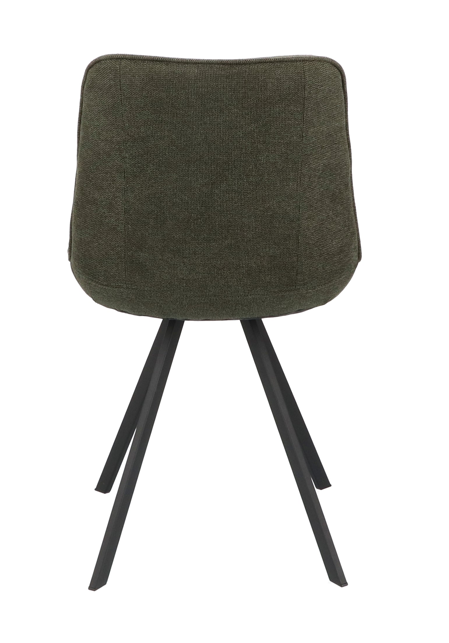 Eetkamerstoel Abby Stof Bloq Forest Leg Black