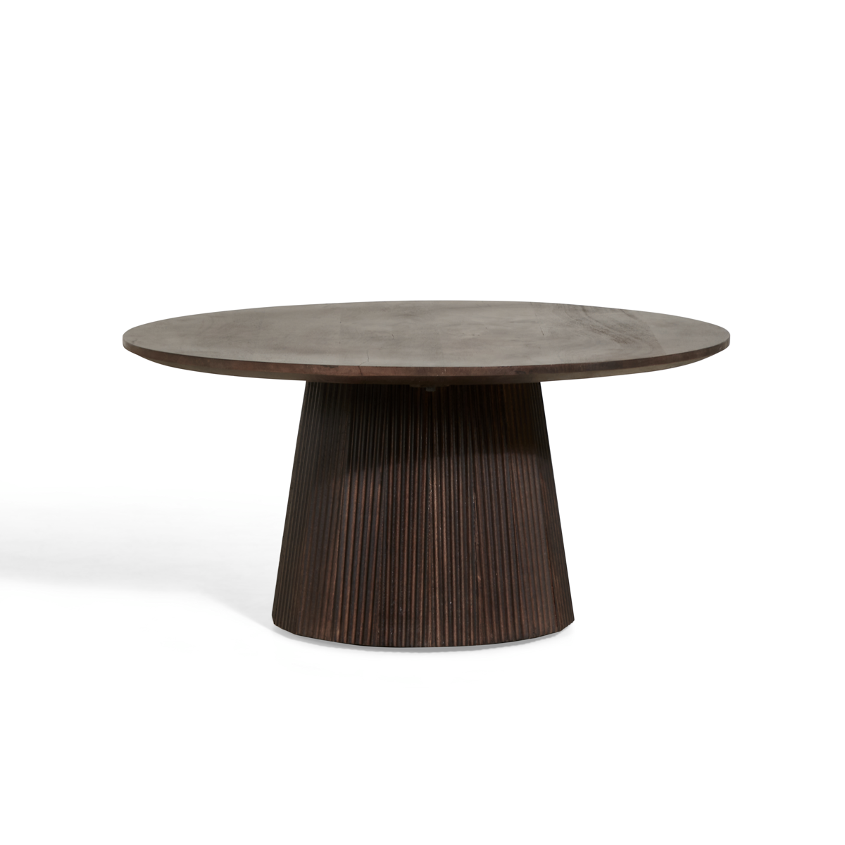 Bijzettafel Mokka - Donkerbruin Ø 80 cm