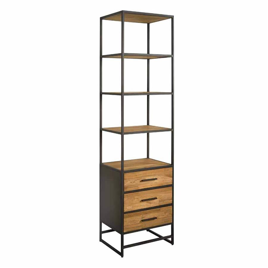 Boekenkast – Felino – Naturel – 60 x 220 cm – Tower Living