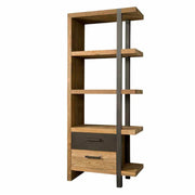 Boekenkast Lucca – Naturel – 5 x 190 cm | Tower Living