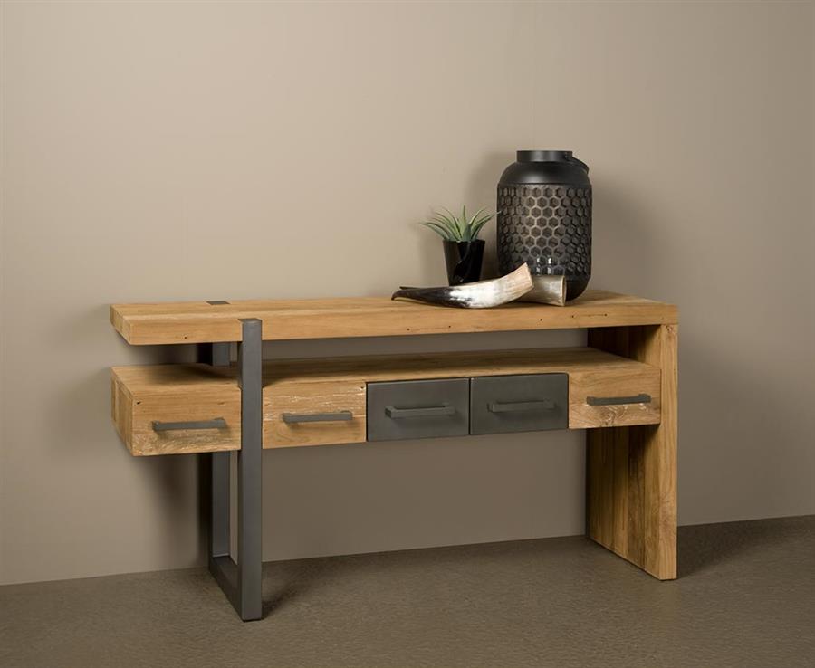 Haltafel – Lucca – Naturel – 145 x 40 x 75 cm – Tower Living