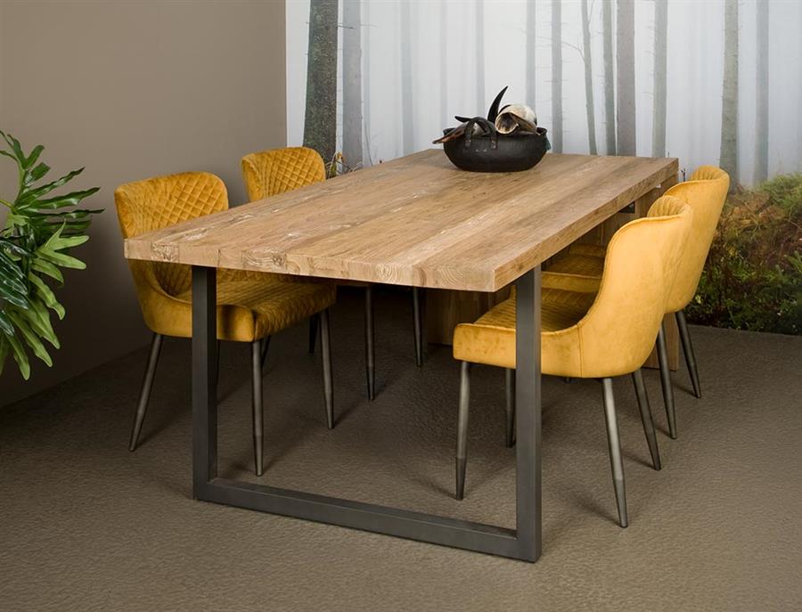 Eetkamertafel – Lucca – Naturel – 200 x 100 x 78 cm – Tower Living