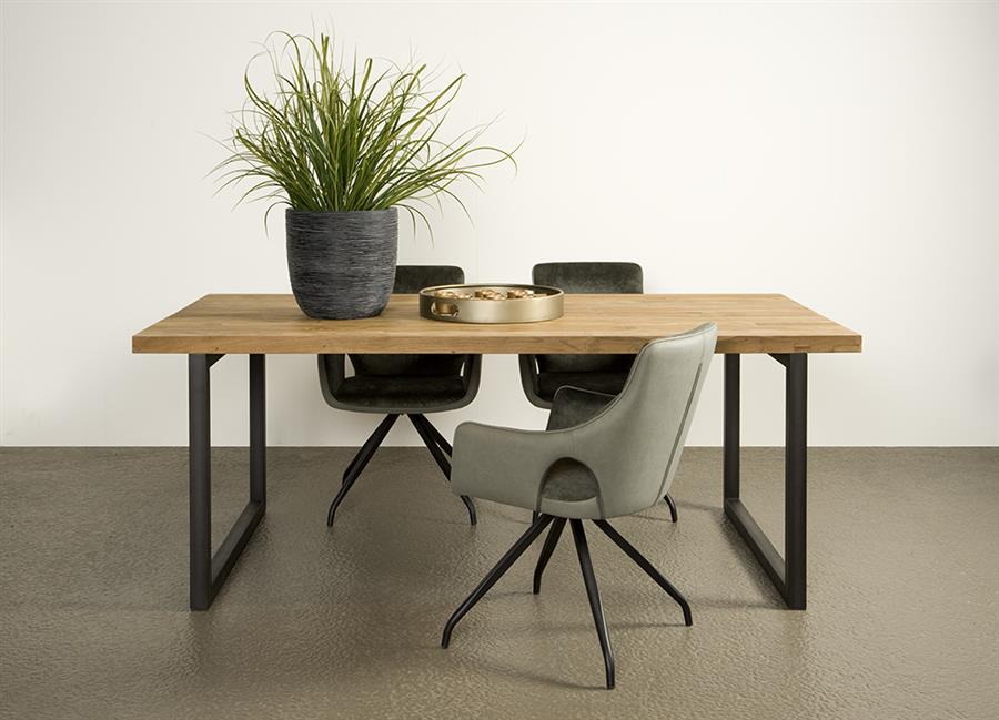 Eetkamertafel – Lucca – Naturel – 180 x 90 x 78 cm – Tower Living