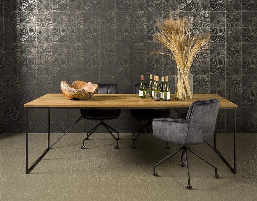 Eetkamertafel – Felino – Naturel – 200 x 100 x 77 cm – Tower Living