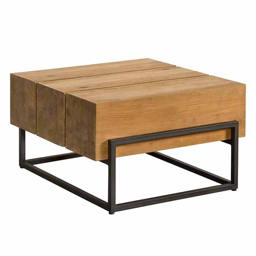 Salontafel – Massa – Naturel – 66 x 66 x 55 cm – Tower Living