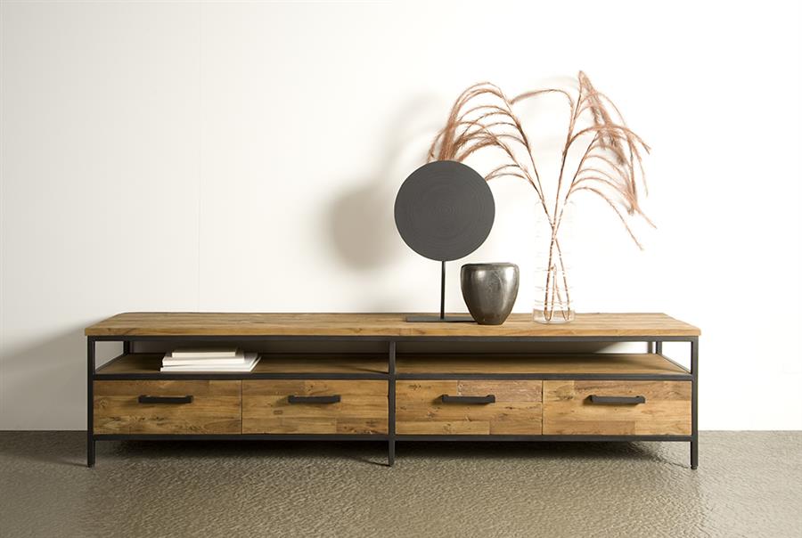 TV-Meubel – Livorno – Bruin – 200 x 45 cm – Tower Living
