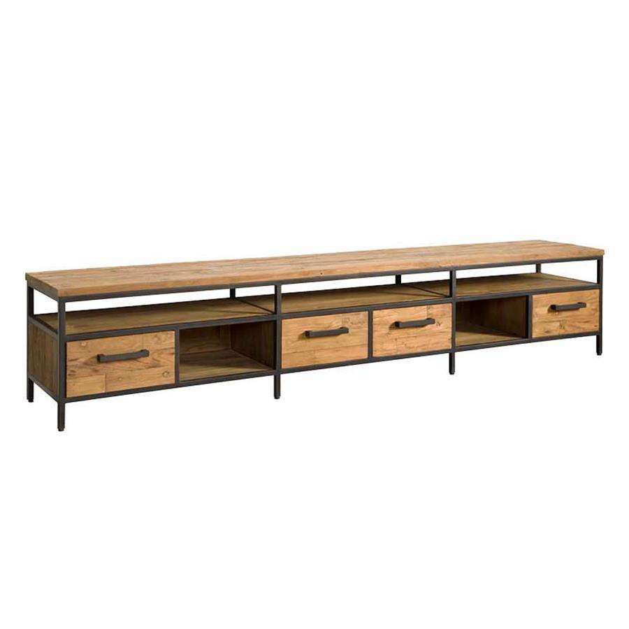 TV-Meubel – Livorno – Bruin – 240 x 45 cm – Tower Living