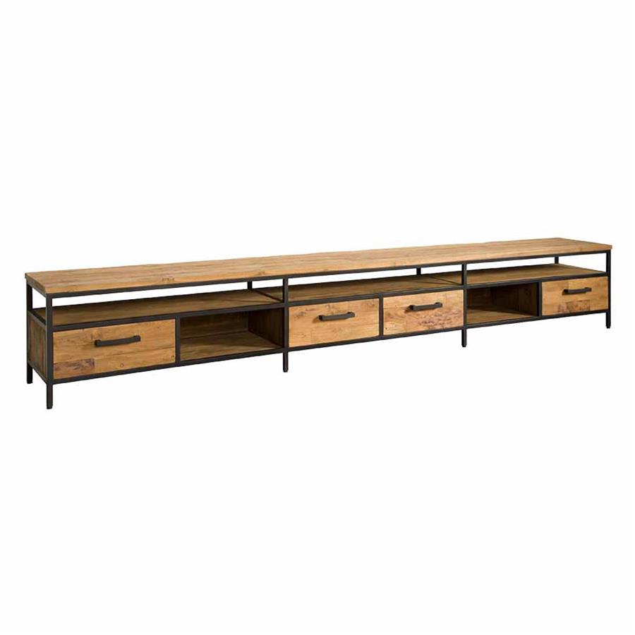 TV-Meubel – Livorno – Bruin – 300 x 45 cm – Tower Living