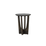 Ronde salontafel Fermo – Olijfbruin – 40 x 40 x 50 cm | Tower Living