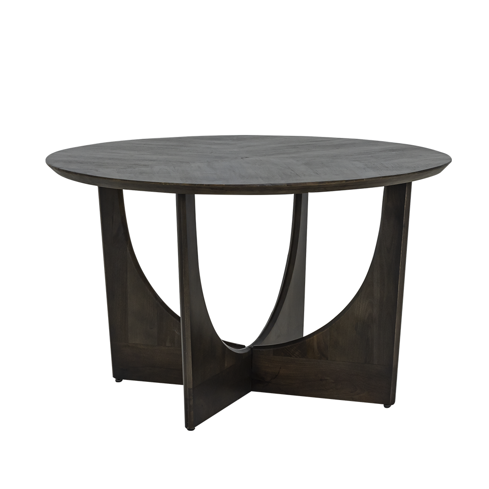 Eetkamertafel – Fermo – Bruin – 130 x 130 x 77 cm – Tower Living