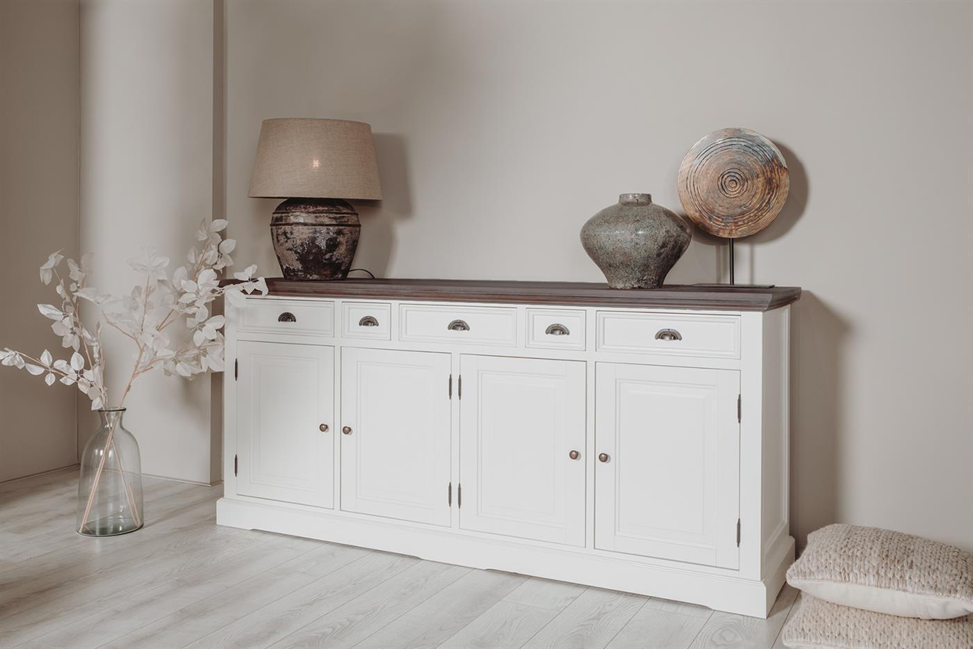 Dressoir – Fleur – Wit – 200 x 90 cm – Tower Living