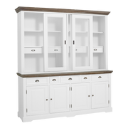 Vitrinekast Fleur Buffetkast – Wit – 204 x 220 cm | Tower Living