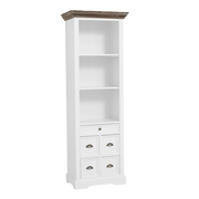 Boekenkast Fleur – Wit – 66 x 191 cm | Tower Living