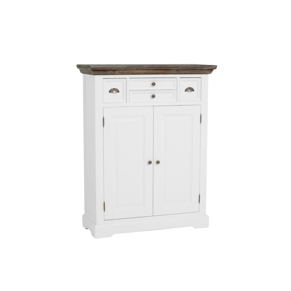 Meidenkast – Fleur – Wit – 100 x 128 cm – Tower Living