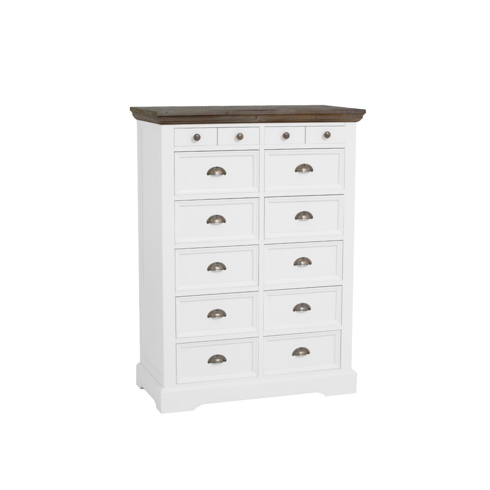 Ladekast – Fleur – Wit – 88 x 120 cm – Tower Living