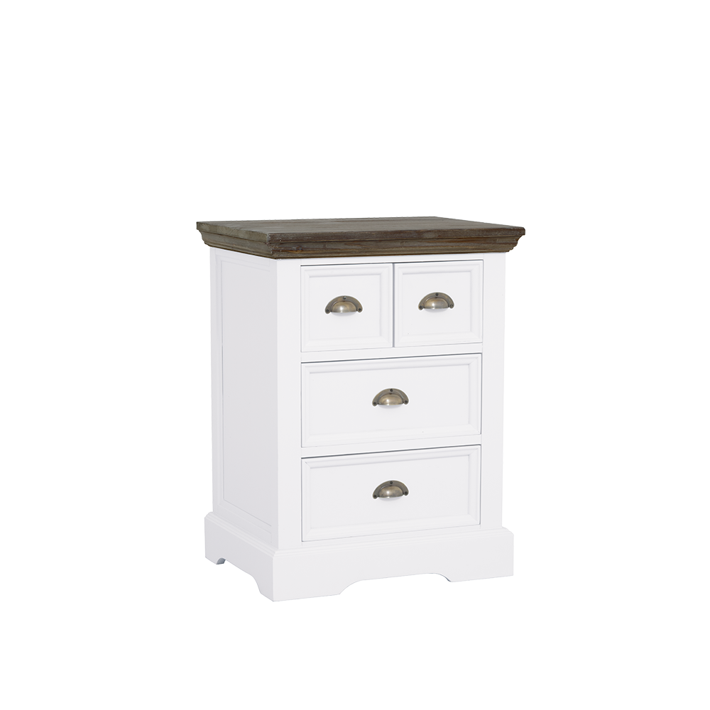 Ladekast – Fleur – Wit – 56 x 73 cm – Tower Living