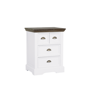 Ladekast Fleur – Wit – 56 x 73 cm | Tower Living