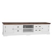 TV-meubel Fleur – Wit – 220 x 54 cm | Tower Living