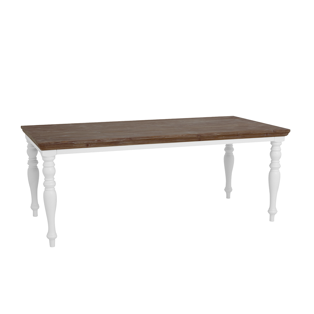 Eetkamertafel – Fleur – Wit – 160 x 90 x 78 cm – Tower Living