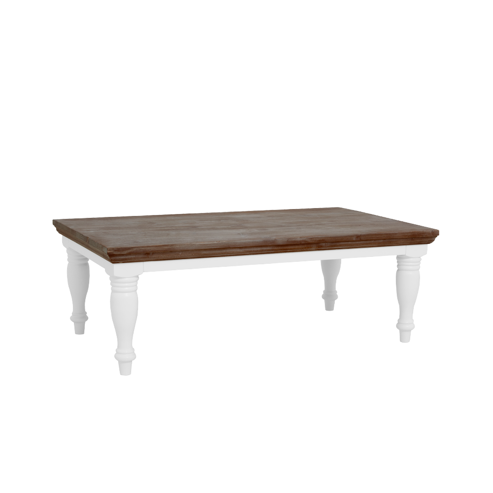Salontafel – Fleur – Wit – 130 x 75 x 45 cm – Tower Living