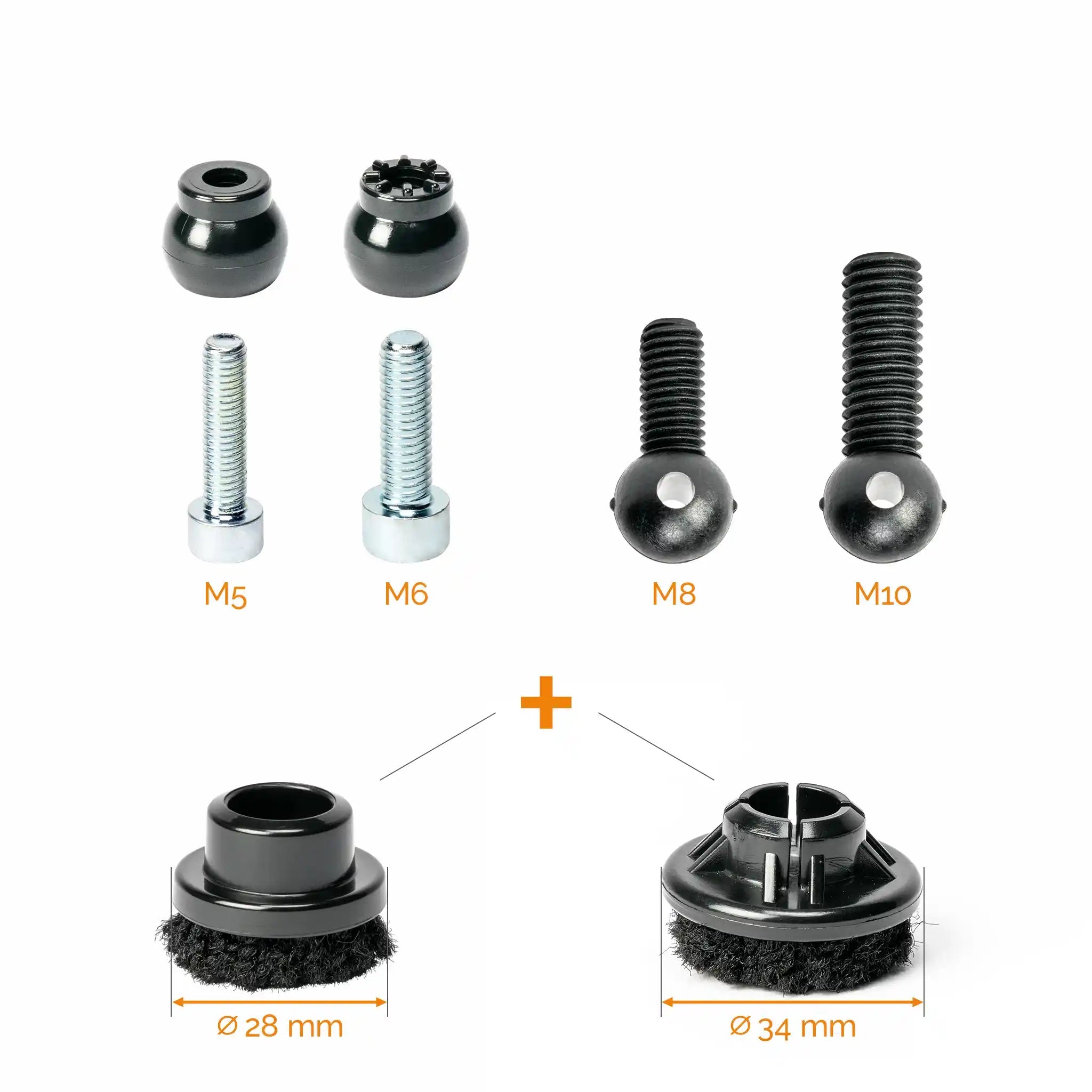 Footfixx Threaded (set van 4 stuks)