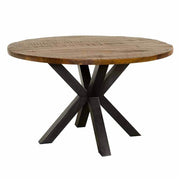 Ronde eettafel Basto – Bruin – 130 x 130 x 78 cm