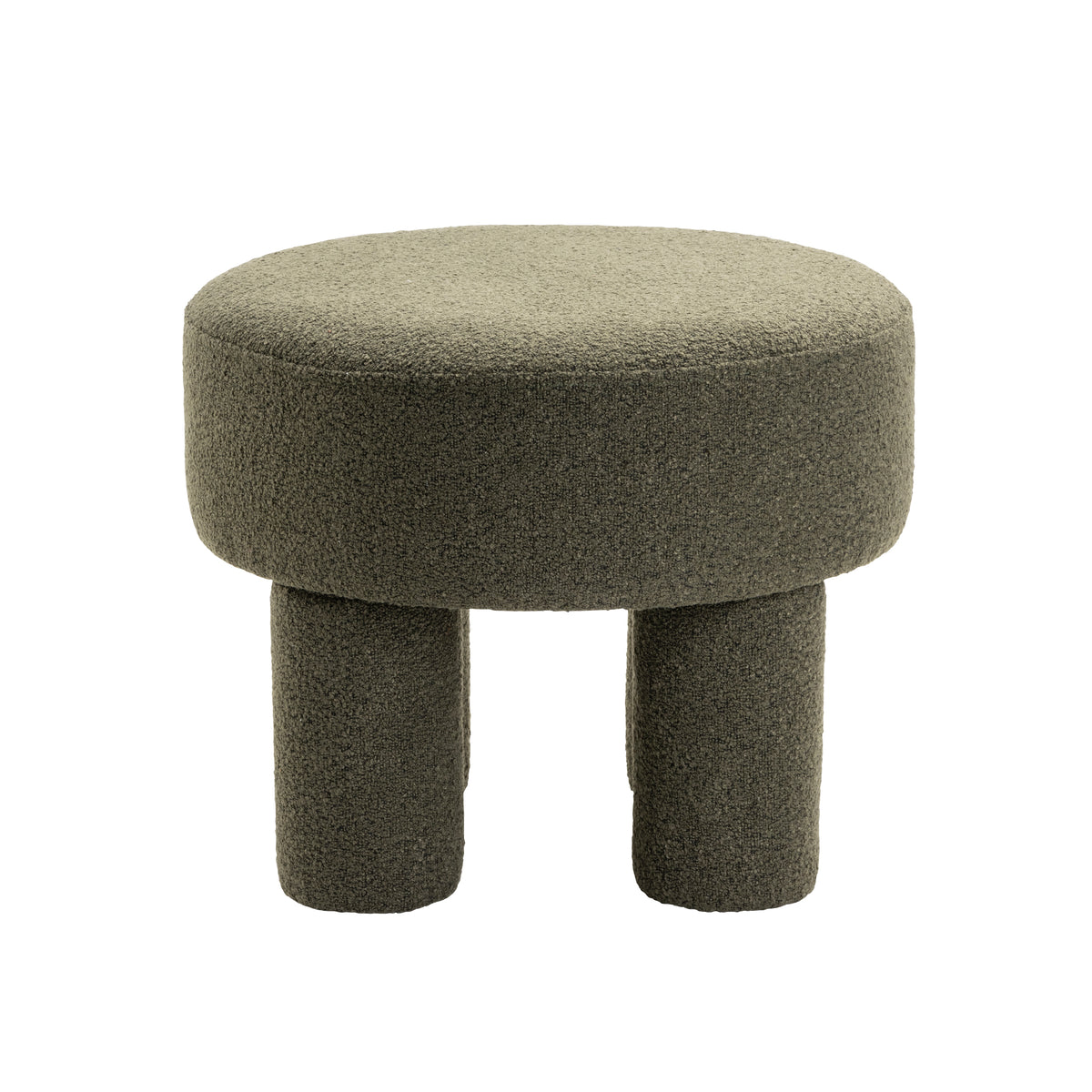 Poef Demi - Bouclé Groen