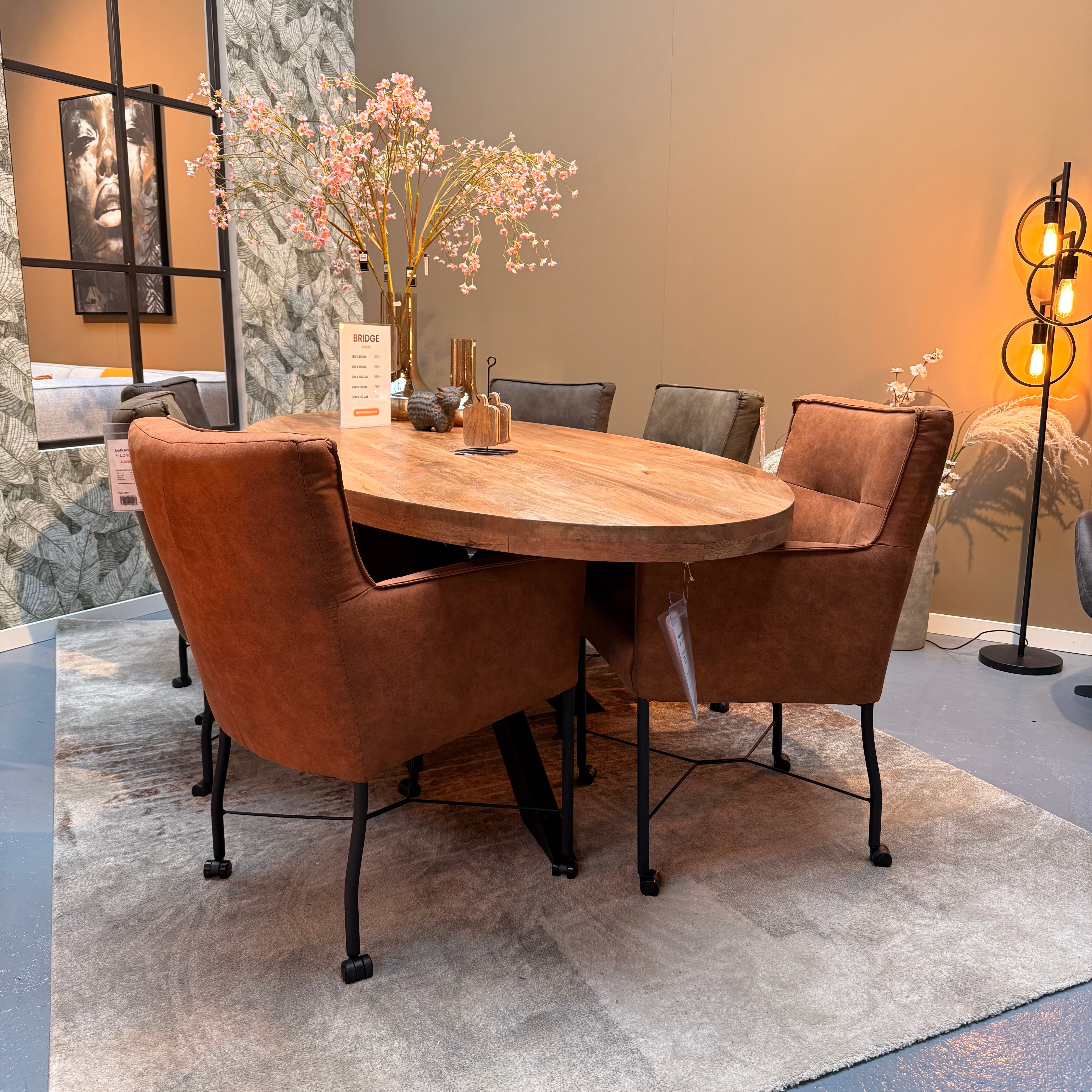 Eetkamerstoel London - Antraciet