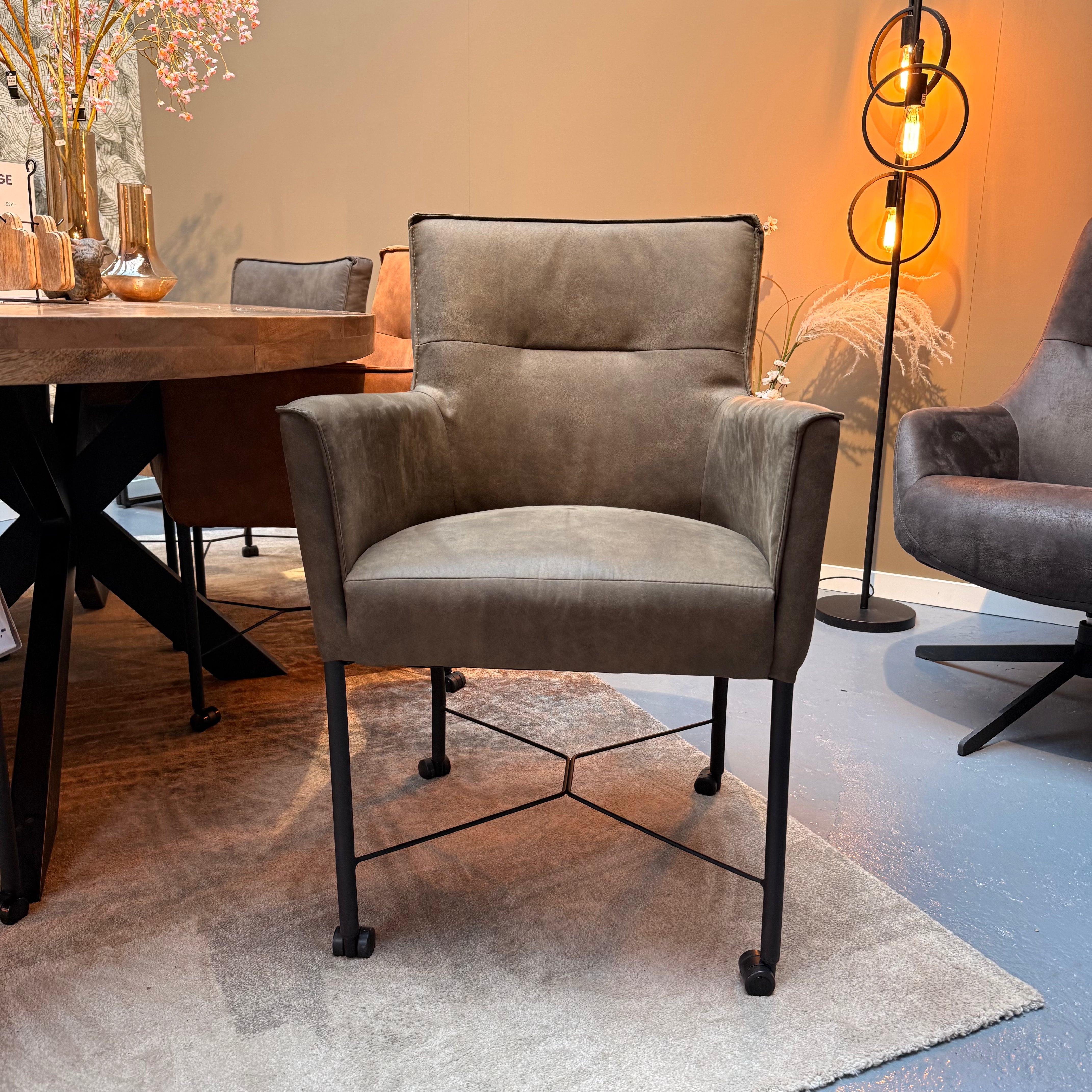 Eetkamerstoel London - Groen