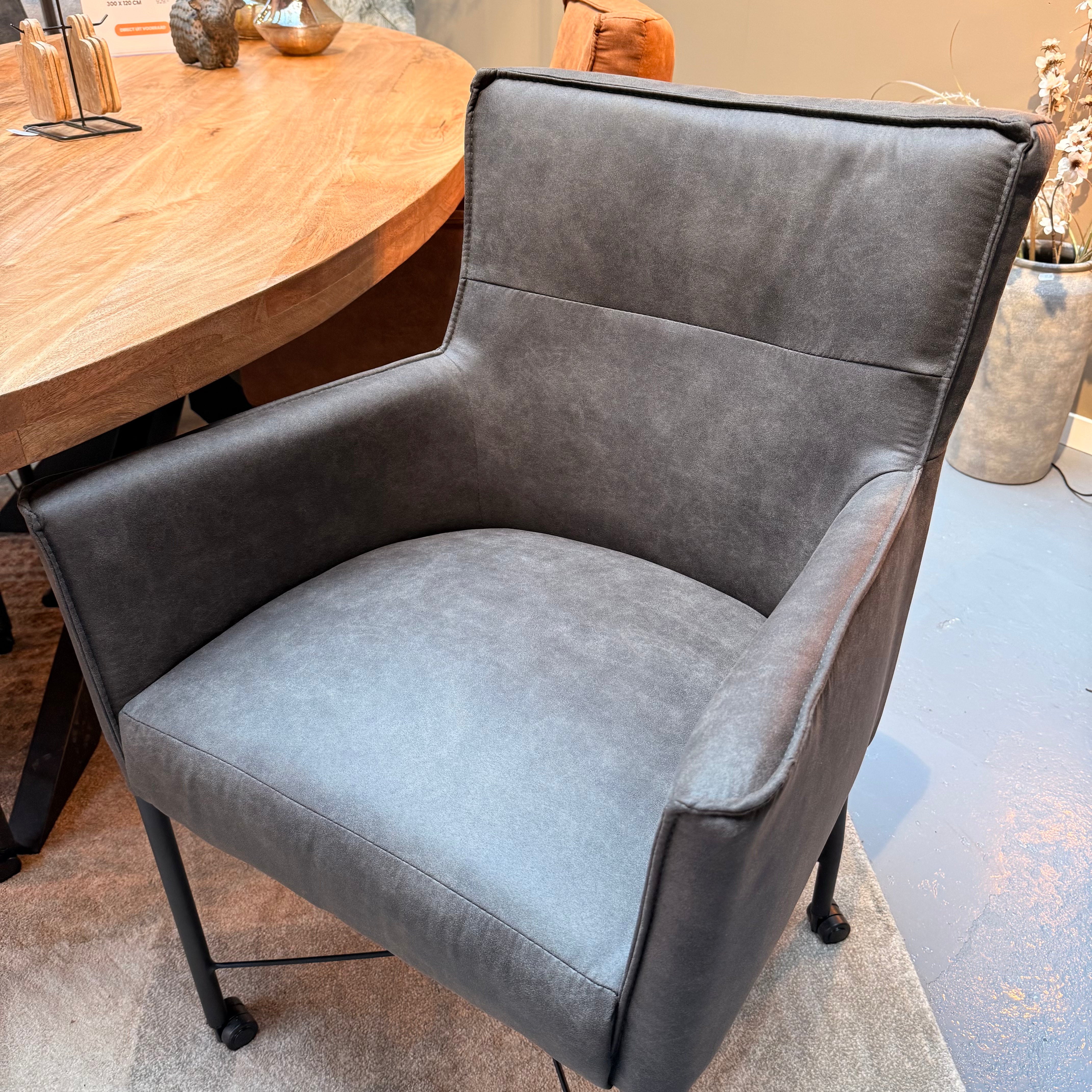 Eetkamerstoel London - Antraciet