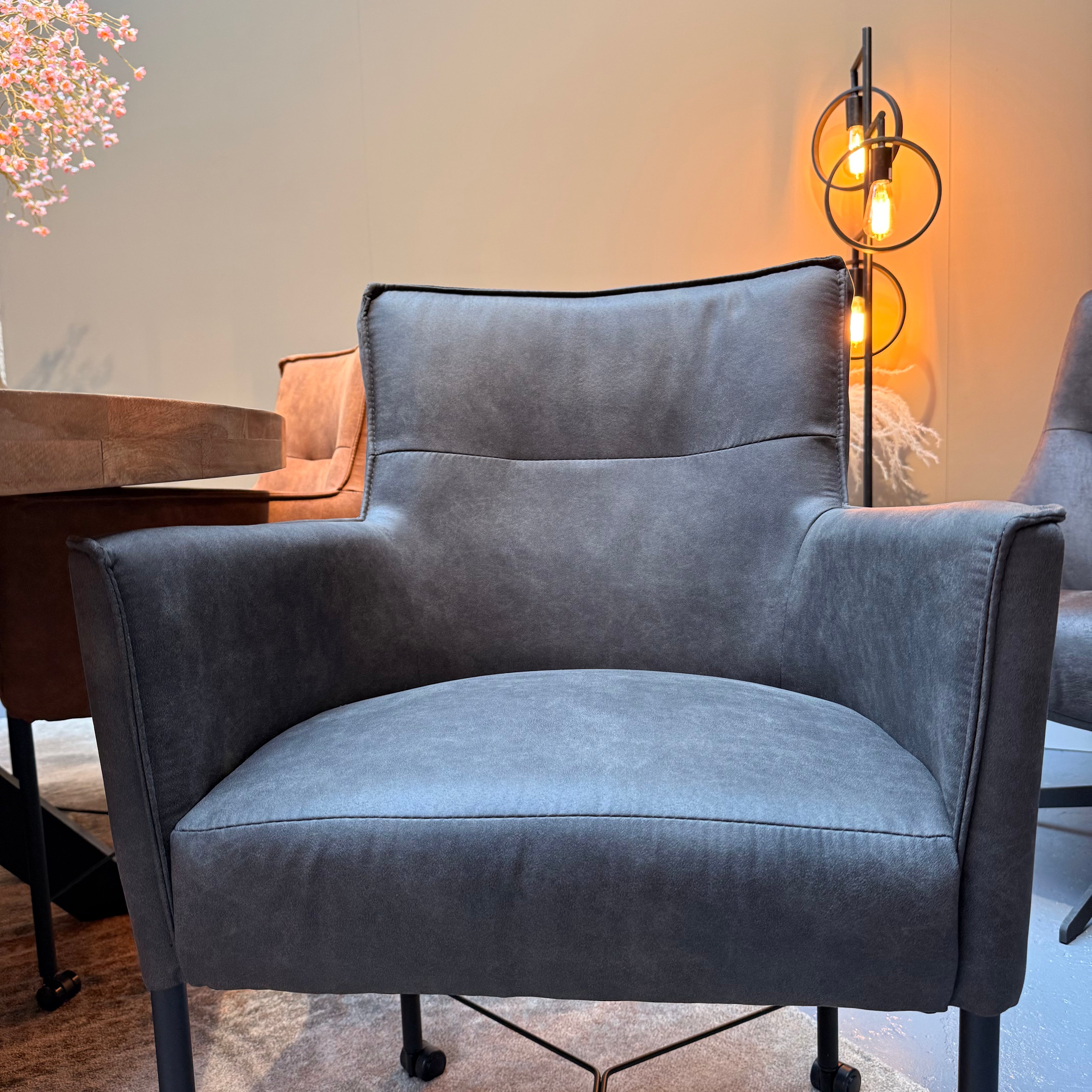 Eetkamerstoel London - Antraciet