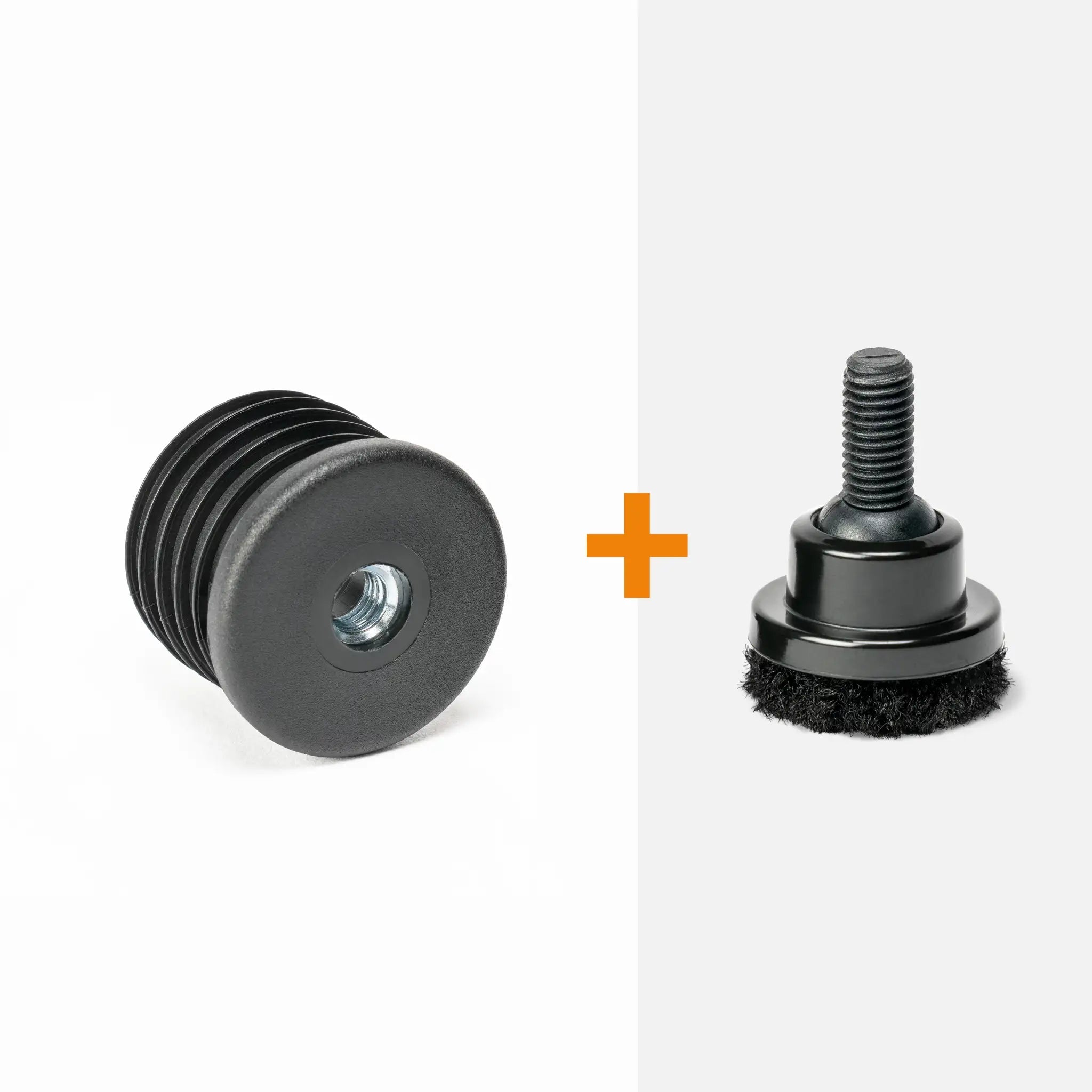 Inzetstuk rond M8 (set van 4 stuks)