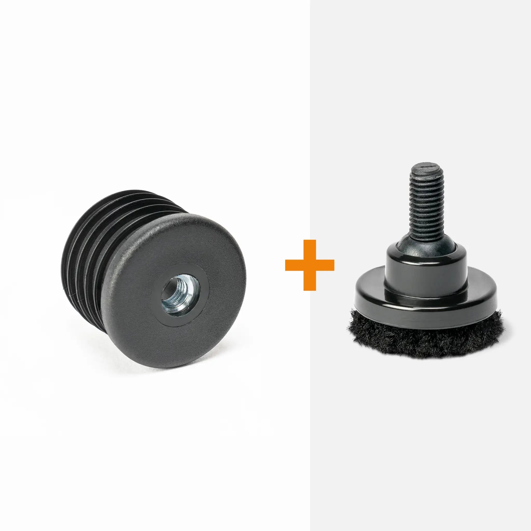 Inzetstuk rond M8 (set van 4 stuks)