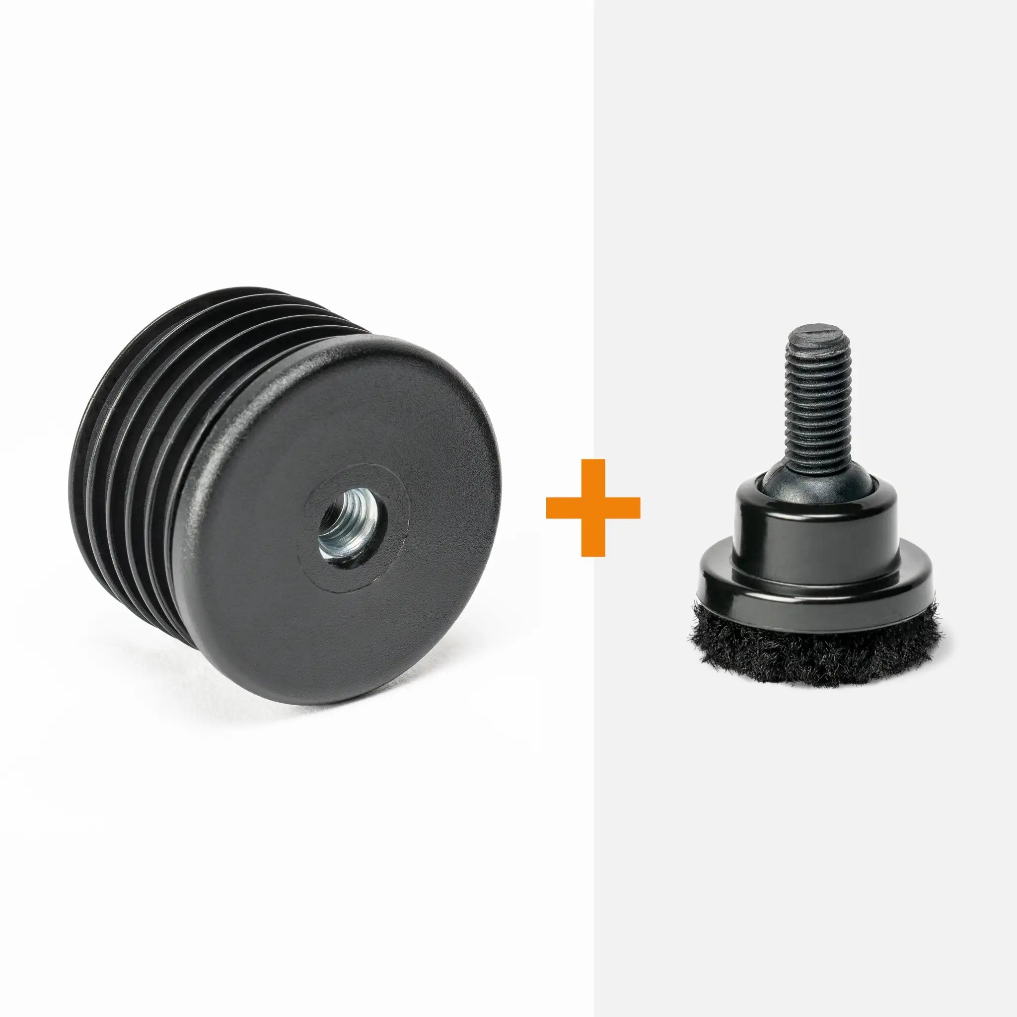 Inzetstuk rond M8 (set van 4 stuks)
