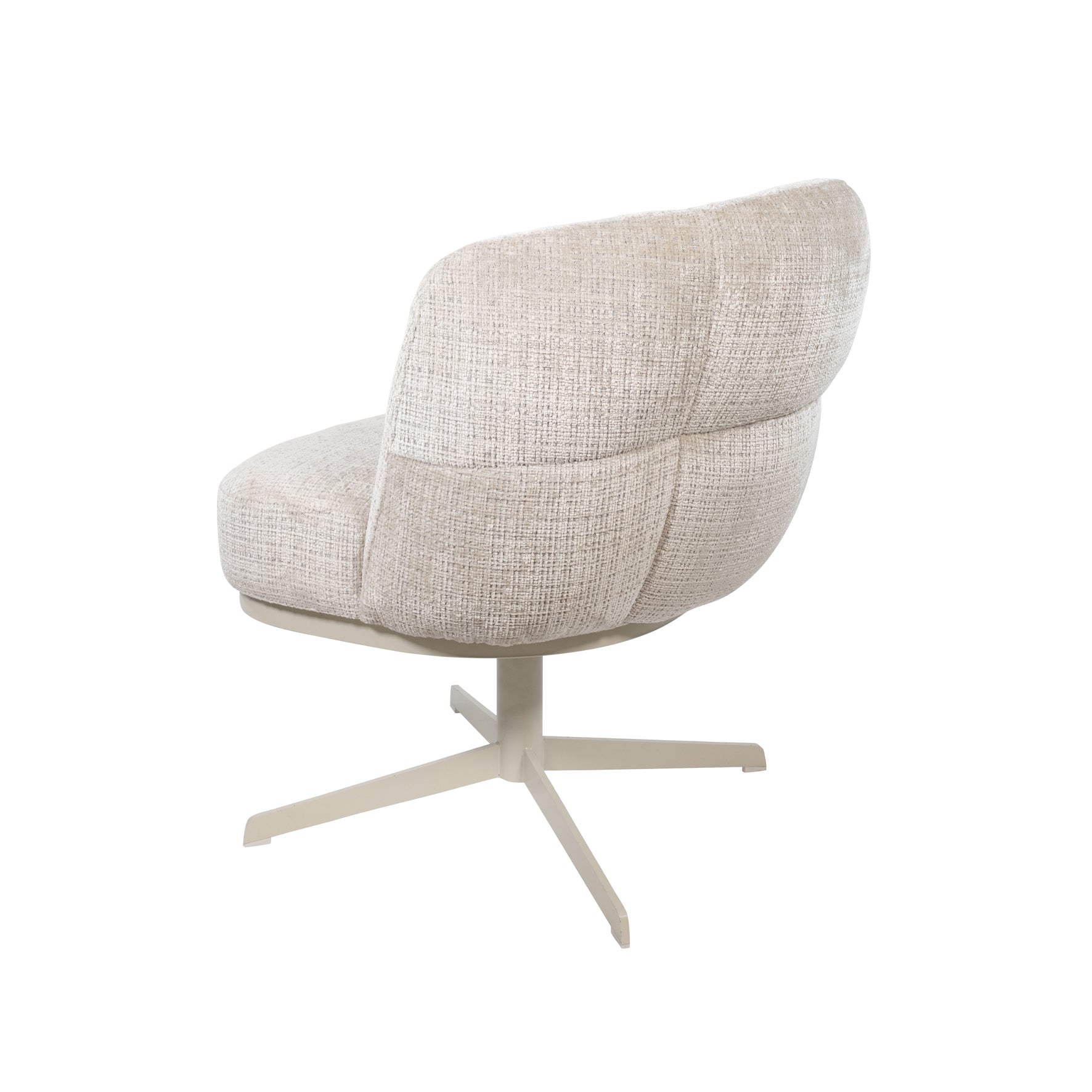 JLo eetkamerstoel - beige draaipoot 360 - Cremona - Taupe 04