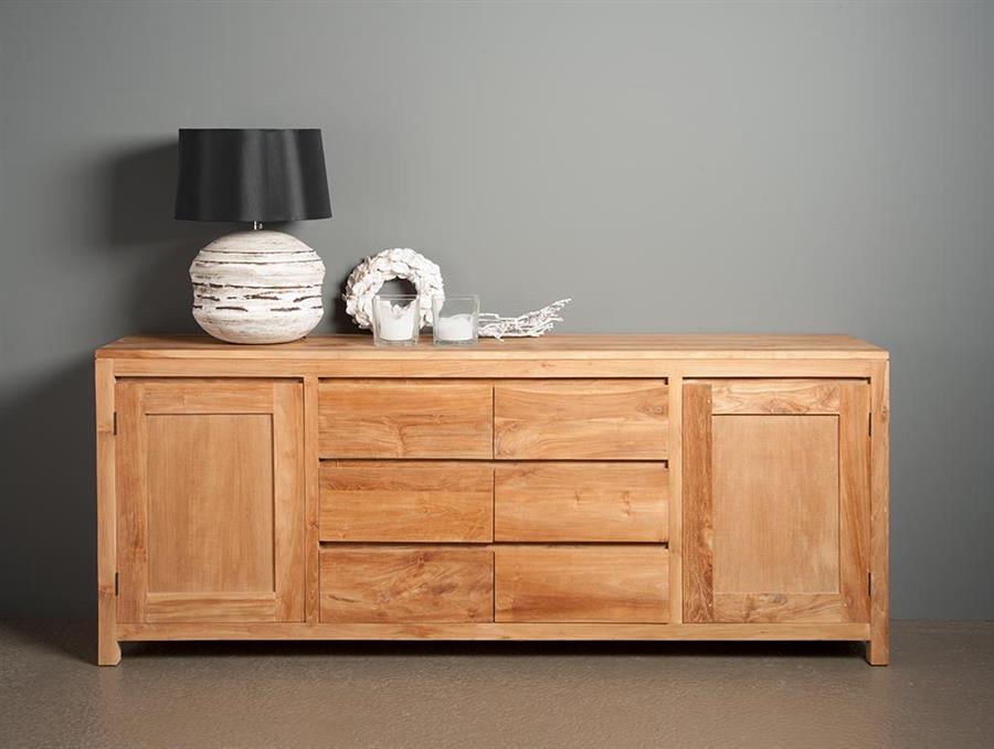 Dressoir – Corona – Bruin – 220 x 90 cm – Tower Living