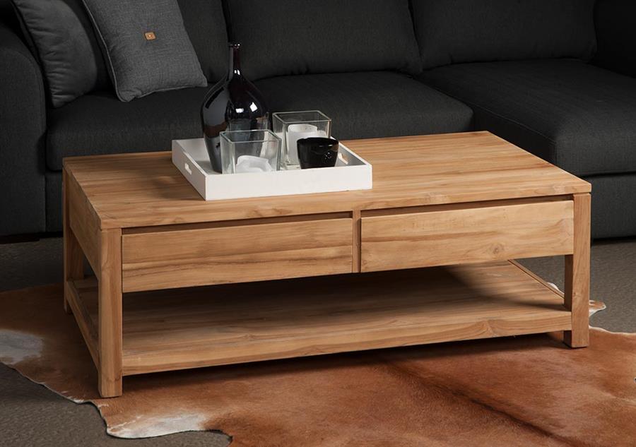 Salontafel – Corona – Bruin – 130 x 45 cm – Tower Living
