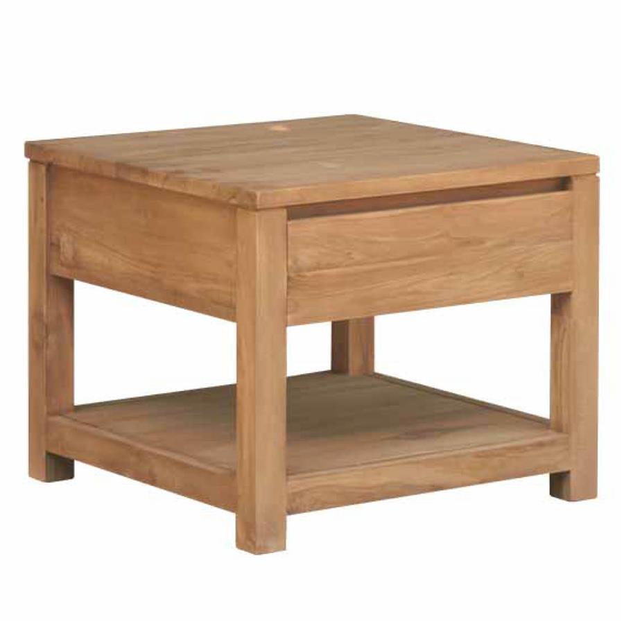 Bijzettafel – Corona – Bruin – 60 x 50 cm – Tower Living