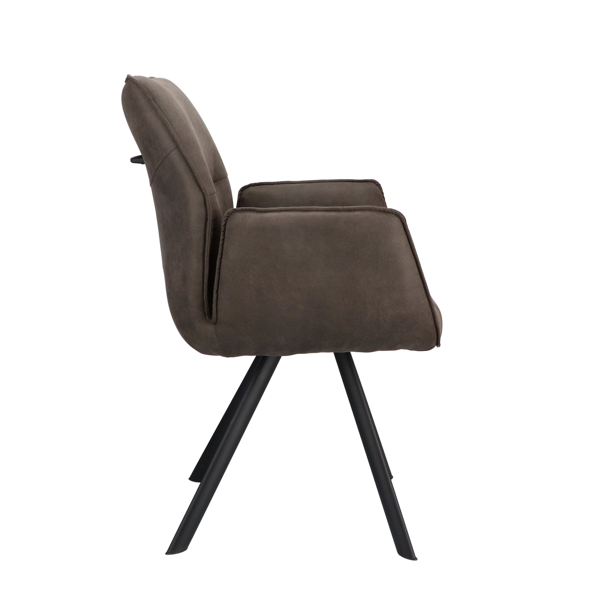 Armstoel Jade Stof Mito Natural Leg Black