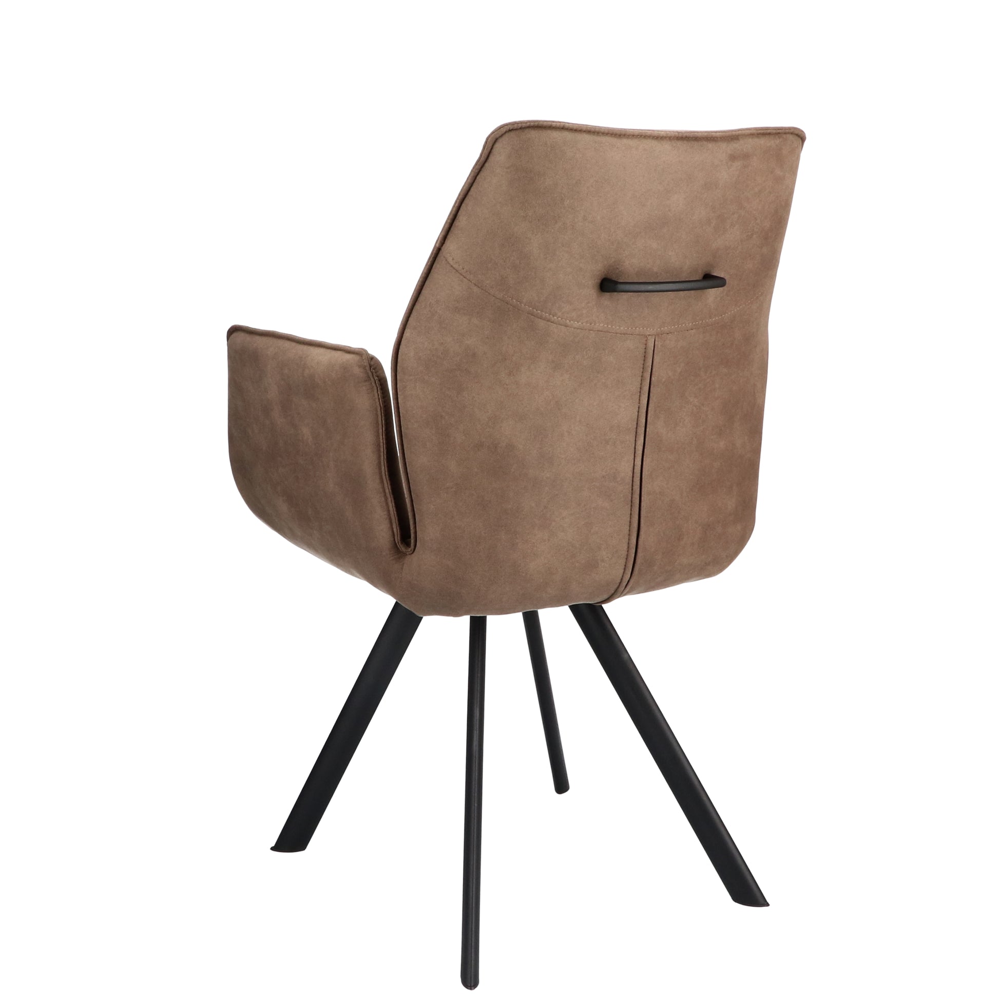 Armstoel Jade Stof Cowboy 809 Stone Leg Black