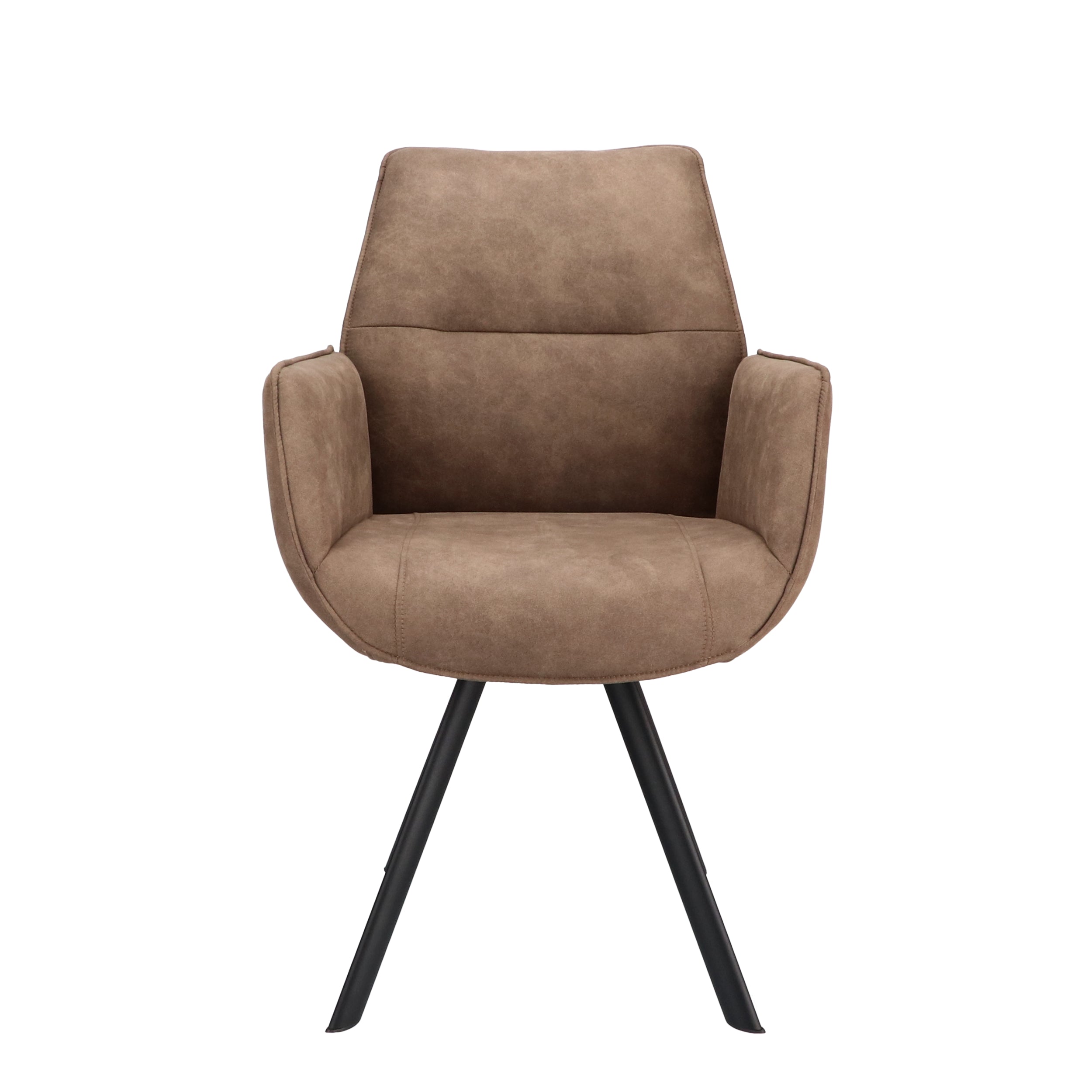 Armstoel Jade Stof Mito Natural Leg Black