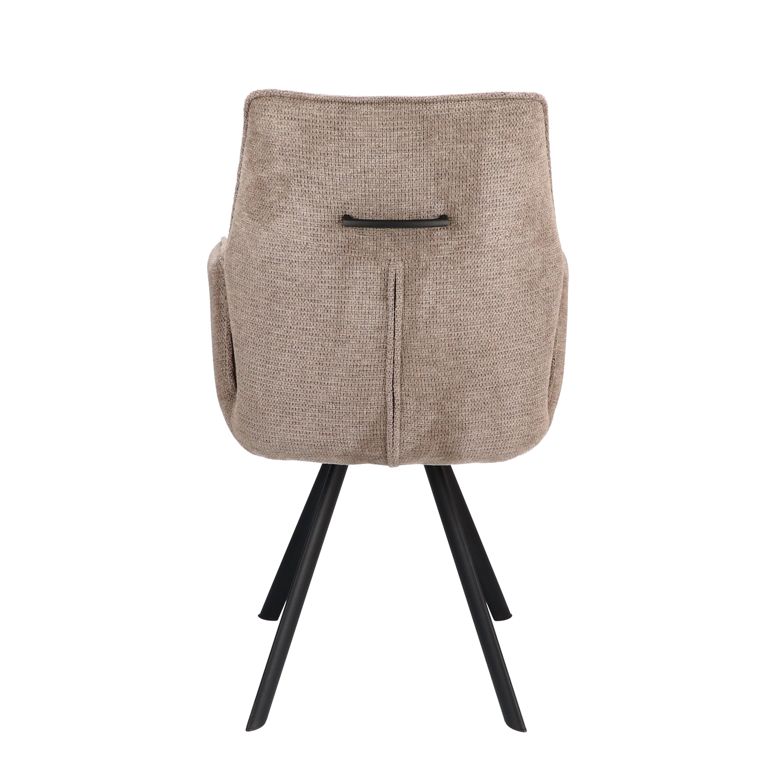 Armstoel Jade Stof Cowboy 809 Stone Leg Black