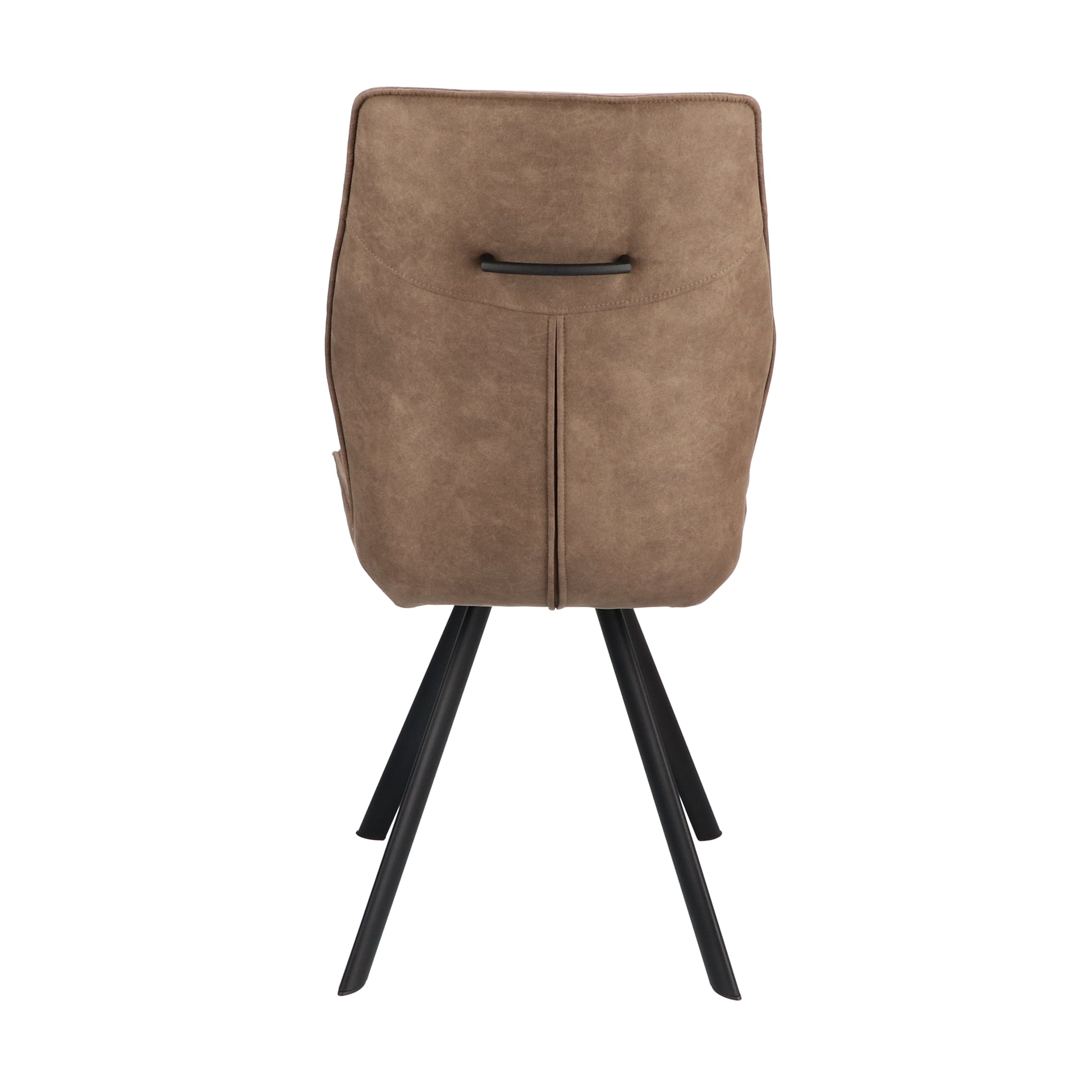 Eetkamerstoel Jade Stof Cowboy 104 Grey Leg Black