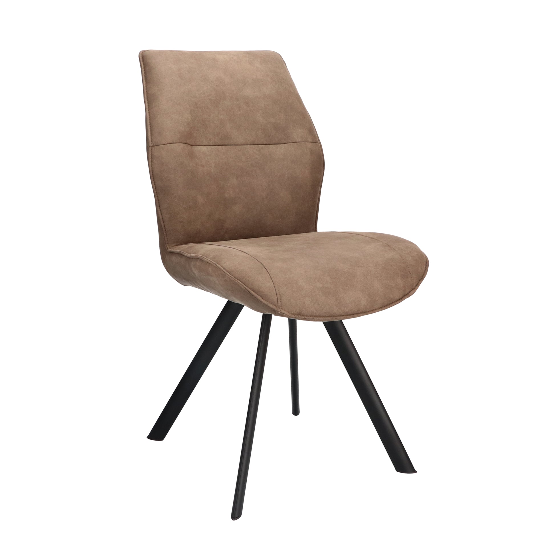 Eetkamerstoel Jade Stof Mito Liver Leg Black