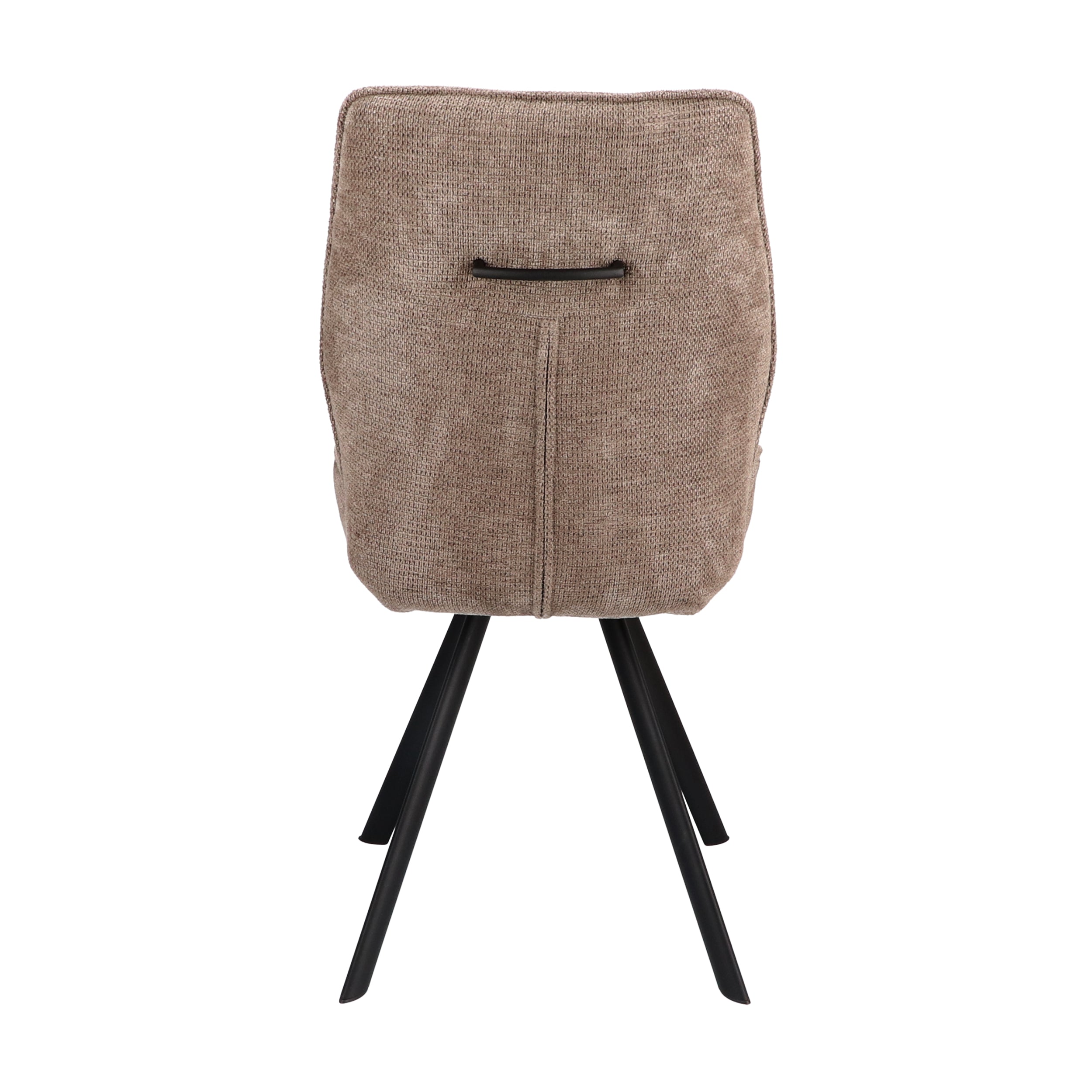 Eetkamerstoel Jade Stof Cowboy 104 Grey Leg Black