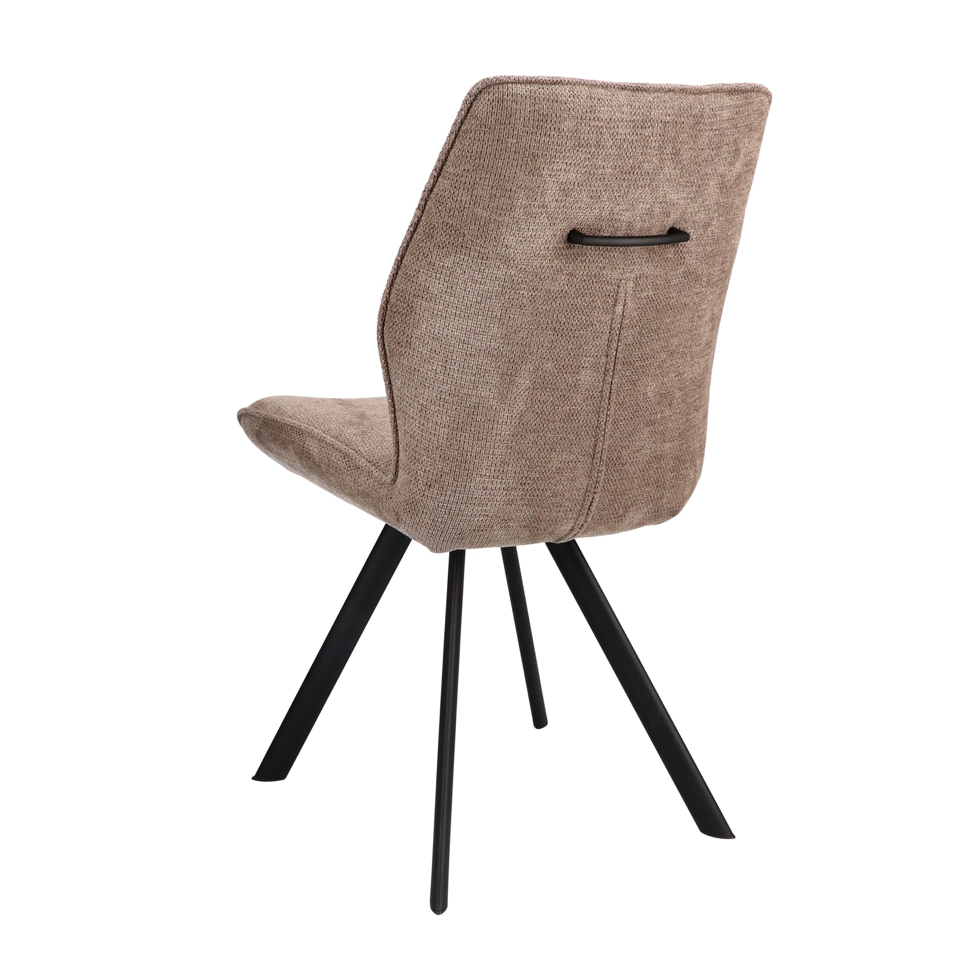 Eetkamerstoel Jade Stof Mito Natural Leg Black