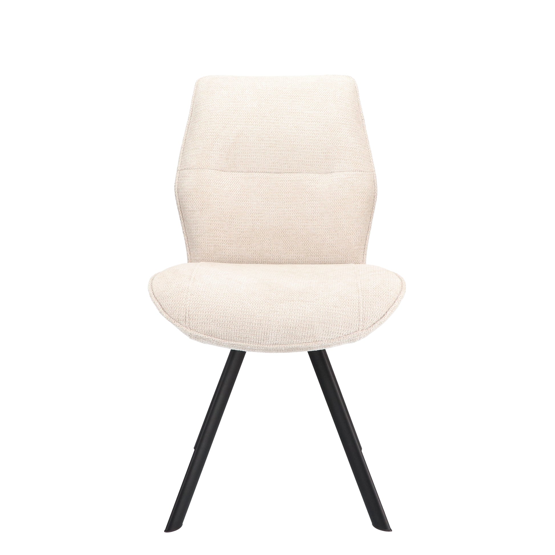 Eetkamerstoel Jade Stof Mito Liver Leg Black