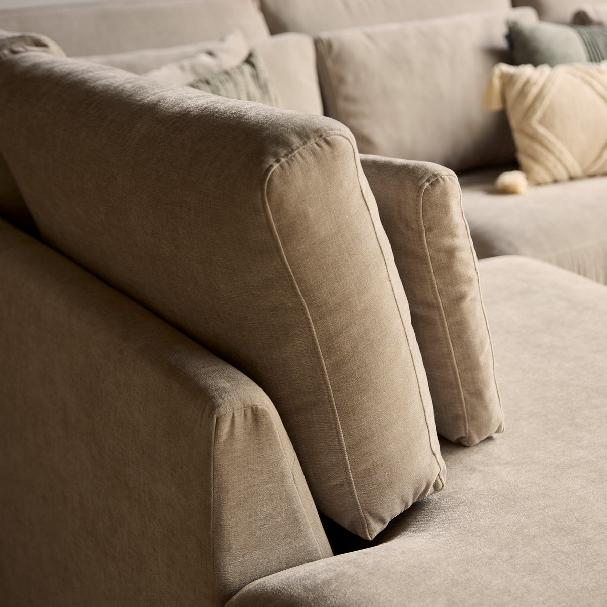 MySofa Jesse Hoekbank Beige 2,5 zits+Divan Rechts